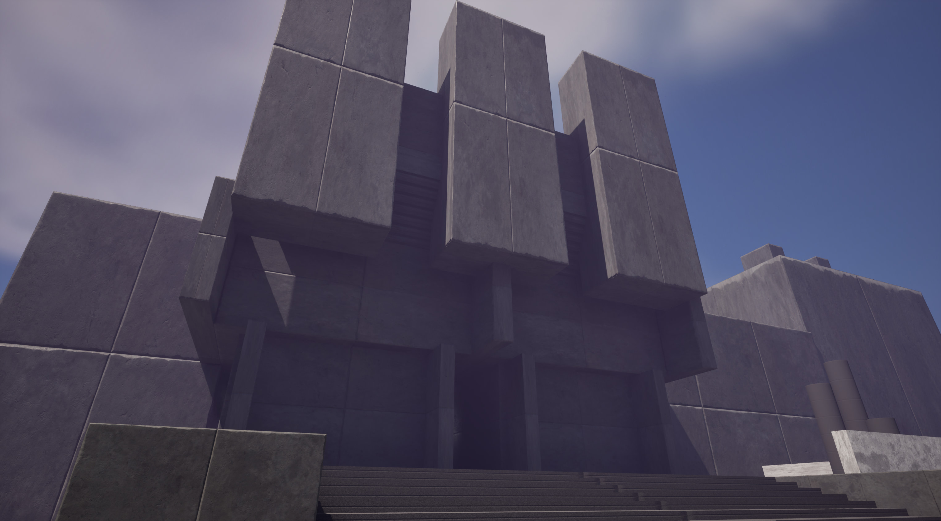 3D rendering exhibiting level design