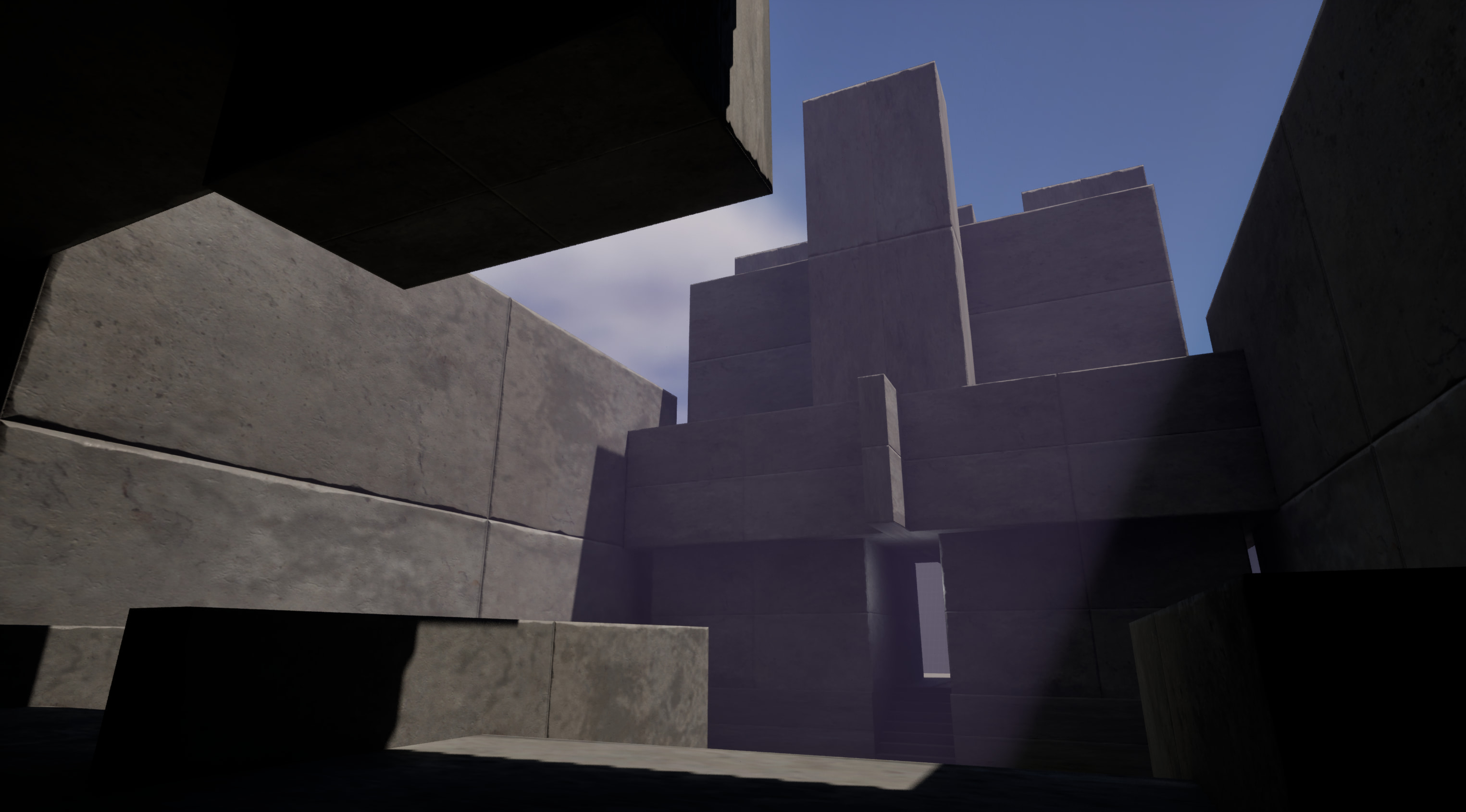 3D rendering exhibiting level design